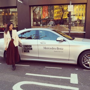 Bonnie Rakhit London Fashion Week Mercedes Benz