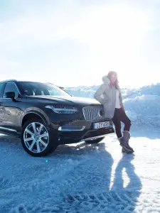 Volvo XC90 Ice Hotel driving The Style Traveller 3