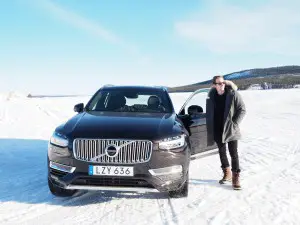 Volvo XC90 Ice Hotel driving The Style Traveller 2