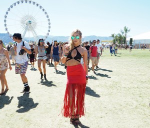 Cool girls at Coachella festival