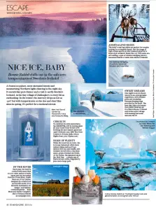 The Style Traveller Evening Standard article Ice Hotel