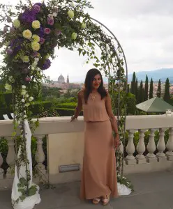 The Style Traveller Bonnie at Florence wedding