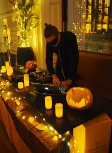 Veuve Clicquot Halloween Masquerade Ball scotland drinks DJ