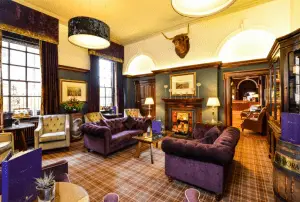 The Grand hotel york living room and bar