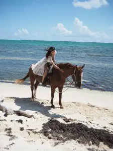 cayman Islands beach horse riding Bonnie Rakhit