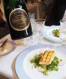 laurent perrier Luxury dinner on board the Belmond British Pullman and Orient Express