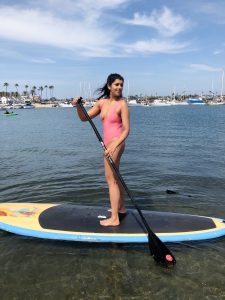 paddle boarding in newport beach california SUP