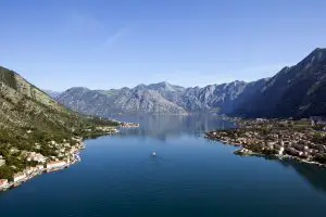 beautiful Kotor blue water lakes