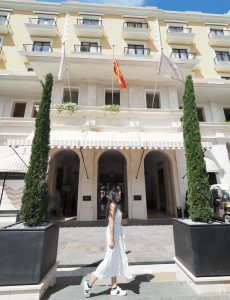 Bonnie Rakhit Style Traveller at Regent porto Montenegro luxury hotel where to stay european summer break