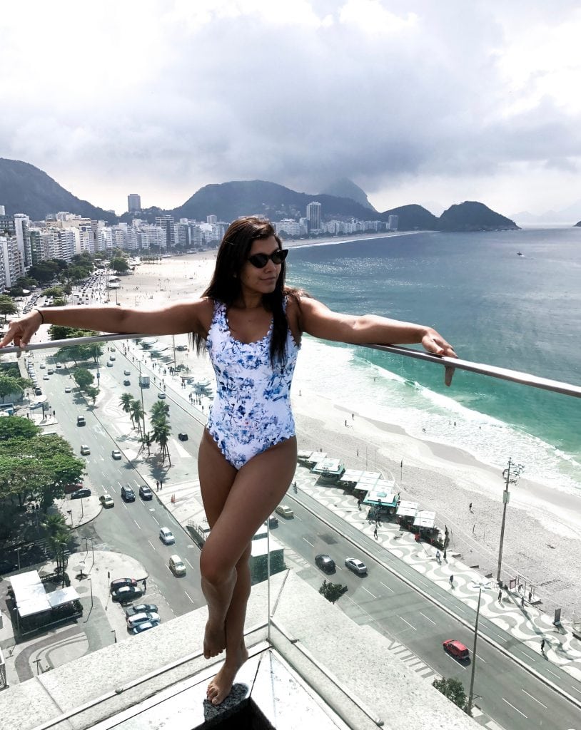 best rooftop pool at Miramar by Windsor Rio de Janeiro Brazil Bonnie rakhit style traveller