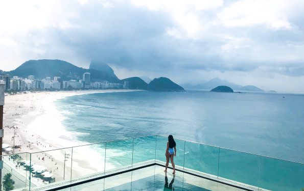 stunning rooftop pool at Miramar by Windsor Rio de Janeiro Brazil Bonnie rakhit style traveller