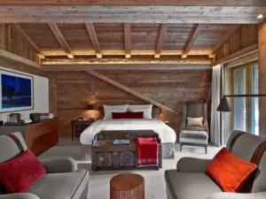 The Alpina Gstaad luxury ski hotel Ski Bonnie Rakhit world best ski hotel bedroom