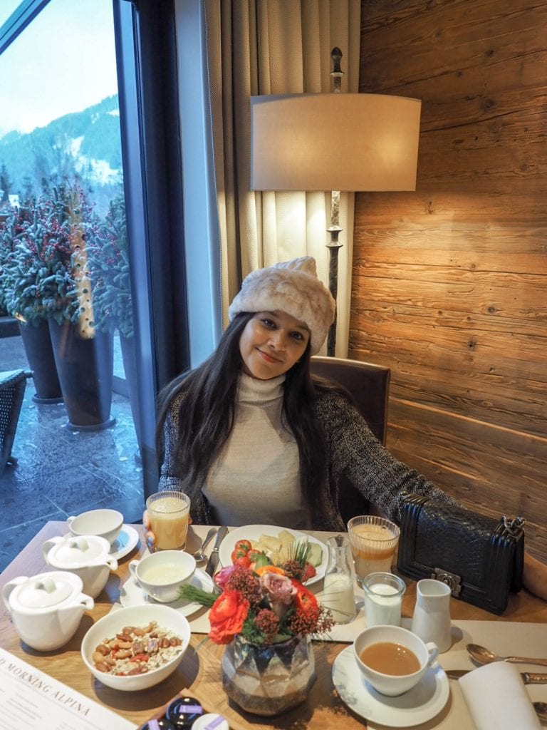 The Alpina Gstaad - Madonna's £17,000 A Night Ski hotel breakfast Bonnie Rakhit