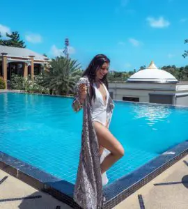best wellness holidays Thailand Koh Samui Melissa Odabash swimwear kaftan Bonnie rakhit