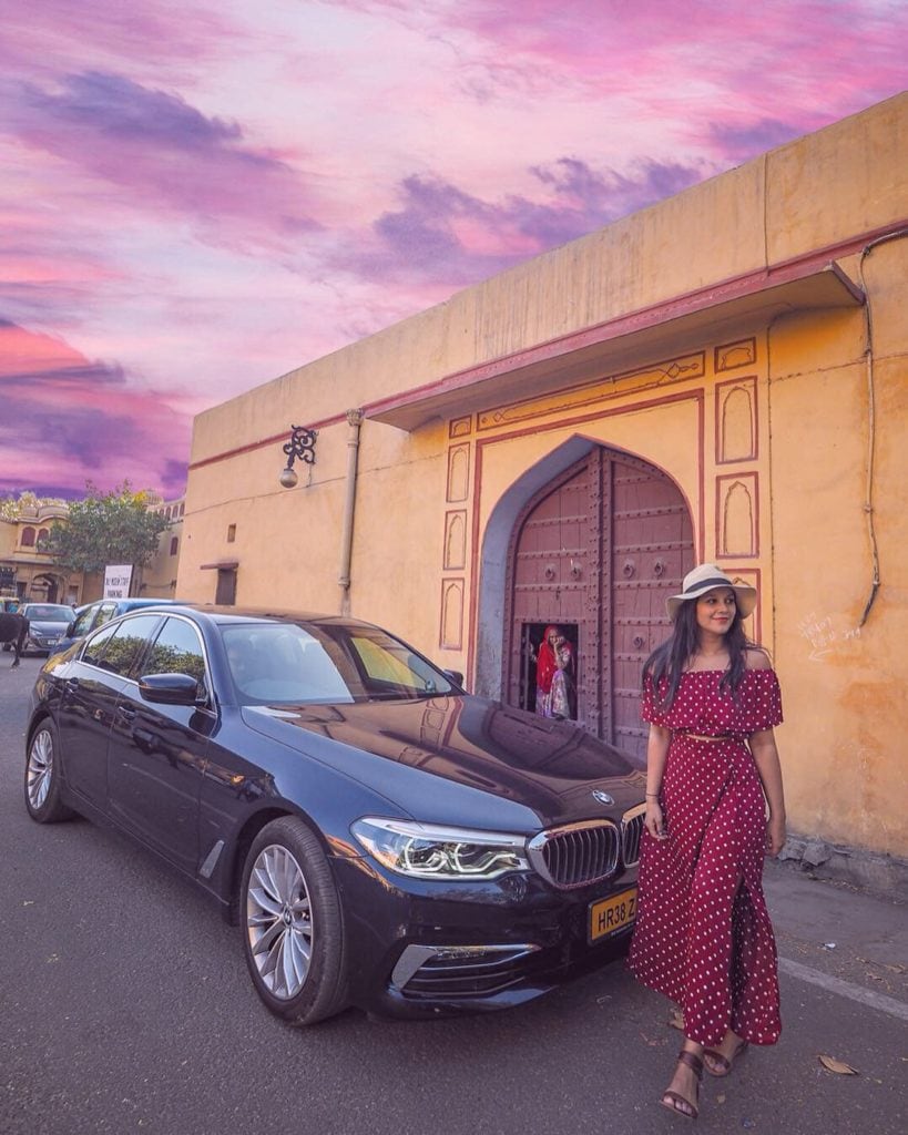 Bonnie Rakhit Avis car rental india with chauffeur