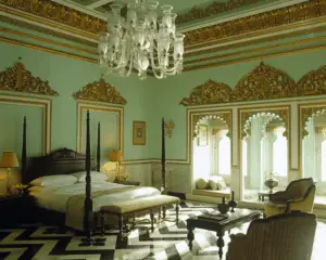 Taj Lake palace bedrooms and suites