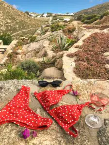 Best swimwear trends summer 2019 polka dot bikini Style Traveller Luxsea Mykonos brazilian