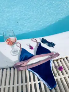 Best swimwear trends summer 2019 Bonnie Rakhit Style Traveller Luxsea Mykonos brazilian velvet bikini