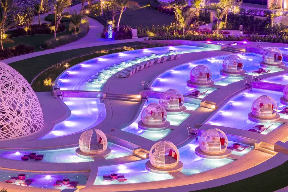 best most stylish hotels in Dubai amazing interiors W Palm Dubai luxury