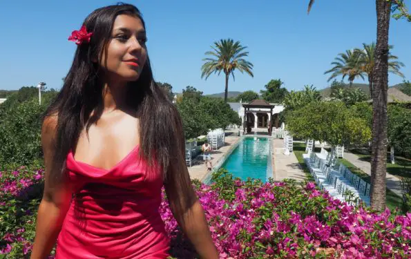 Bonnie Rakhit Atzaro ibiza swimming pool best hotels in Ibiza