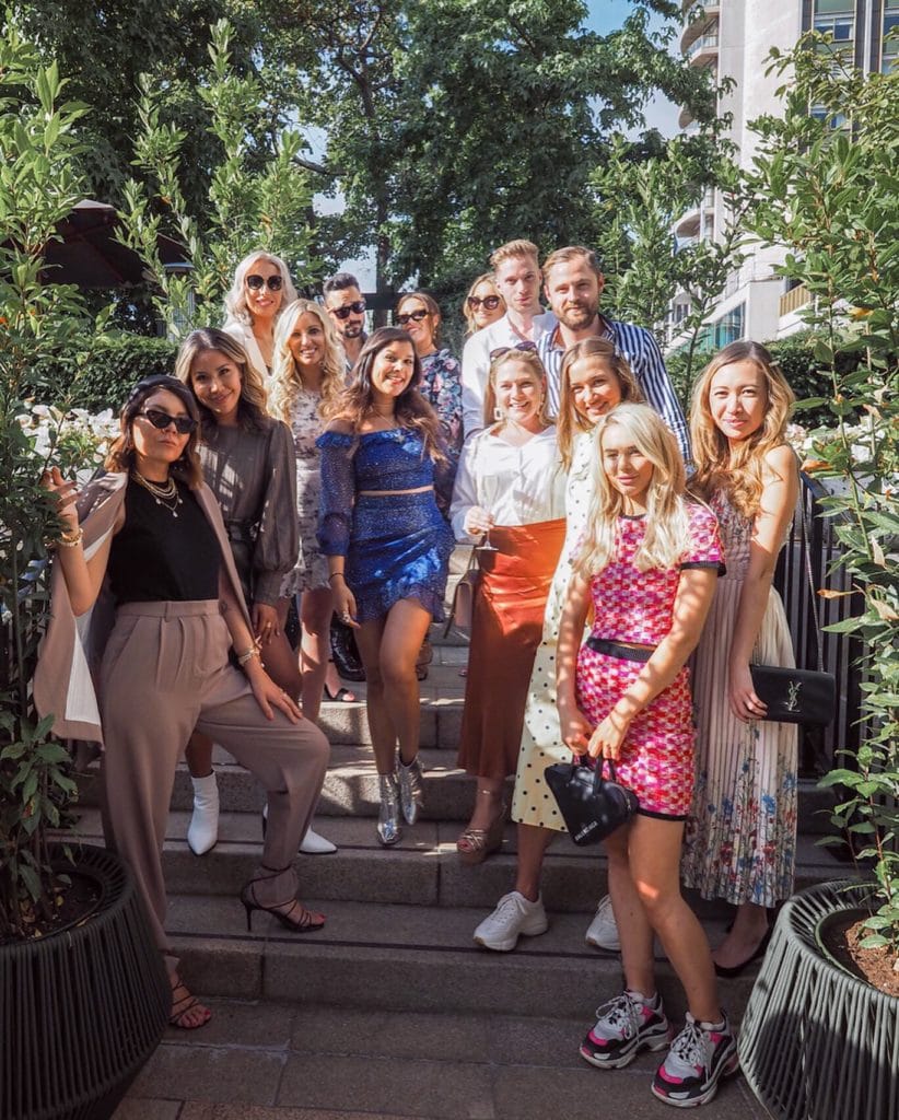 Four Seasons London X Bonnie Rakhit Fashion Week Afternoon Tea Lorna Luxe, Maja Malnar, gentleman ben, Carl Thompson , Miss Gunner, Angie silverspoon, Lauren Black