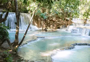 Kuang si waterfalls Luang prabang Laos