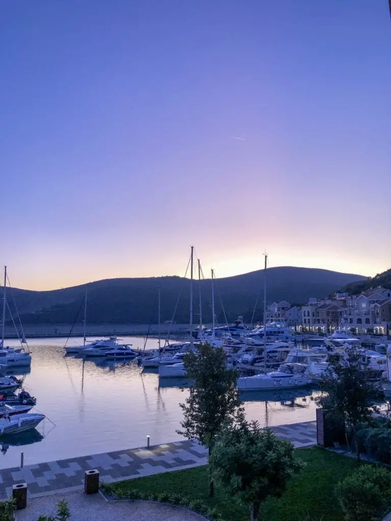Chedi Montenegro design hotels girls weekend destination sunset yachts marina 