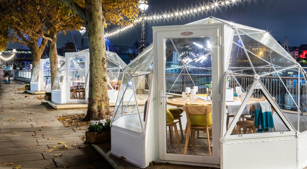 JimmysLodge-igloos outdoors in London