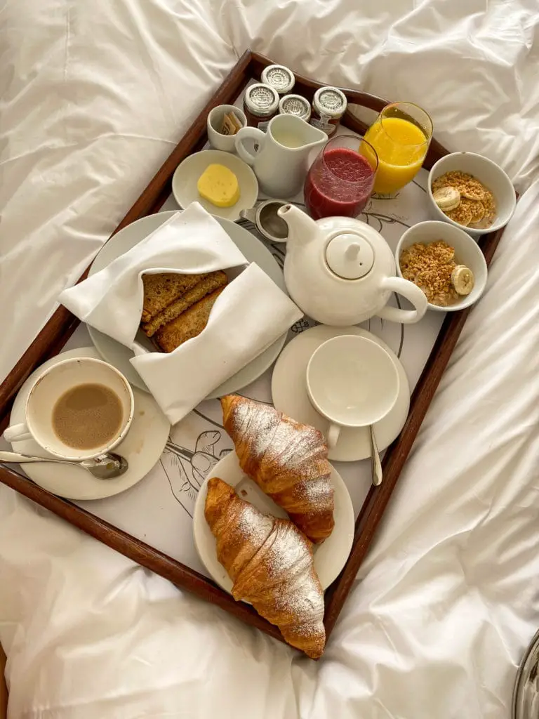 Dormy House best spa hotels UK breakfast in bed