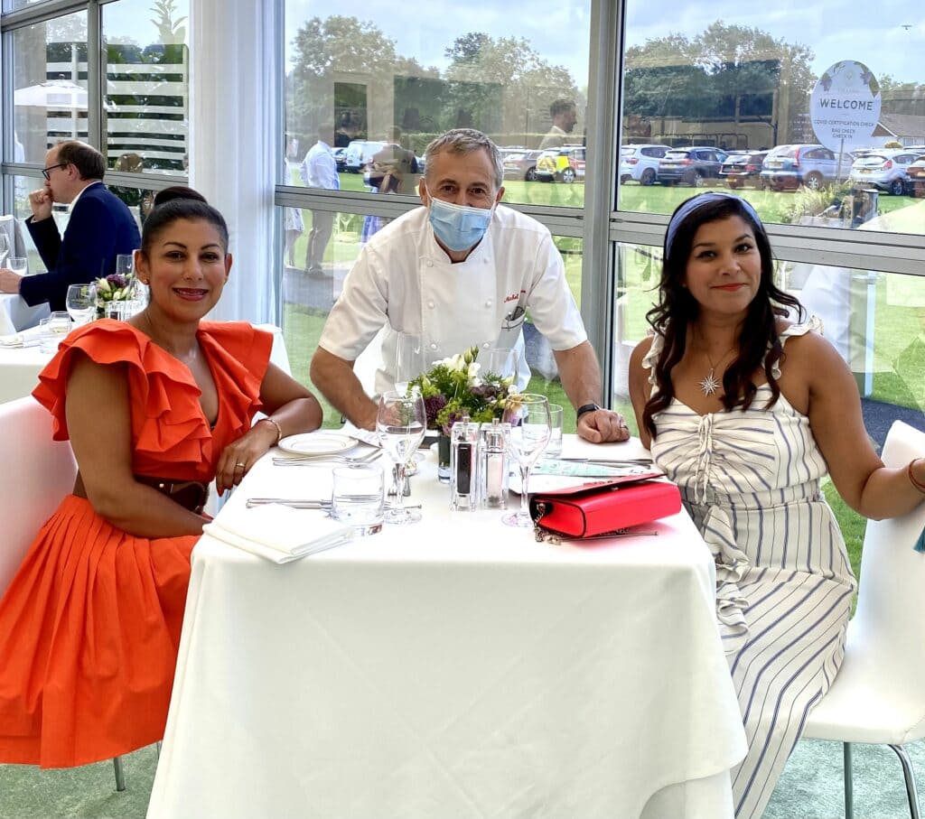 Wimbledon Bonnie Rakhit Keith Prowse hospitality Michel Roux jnr