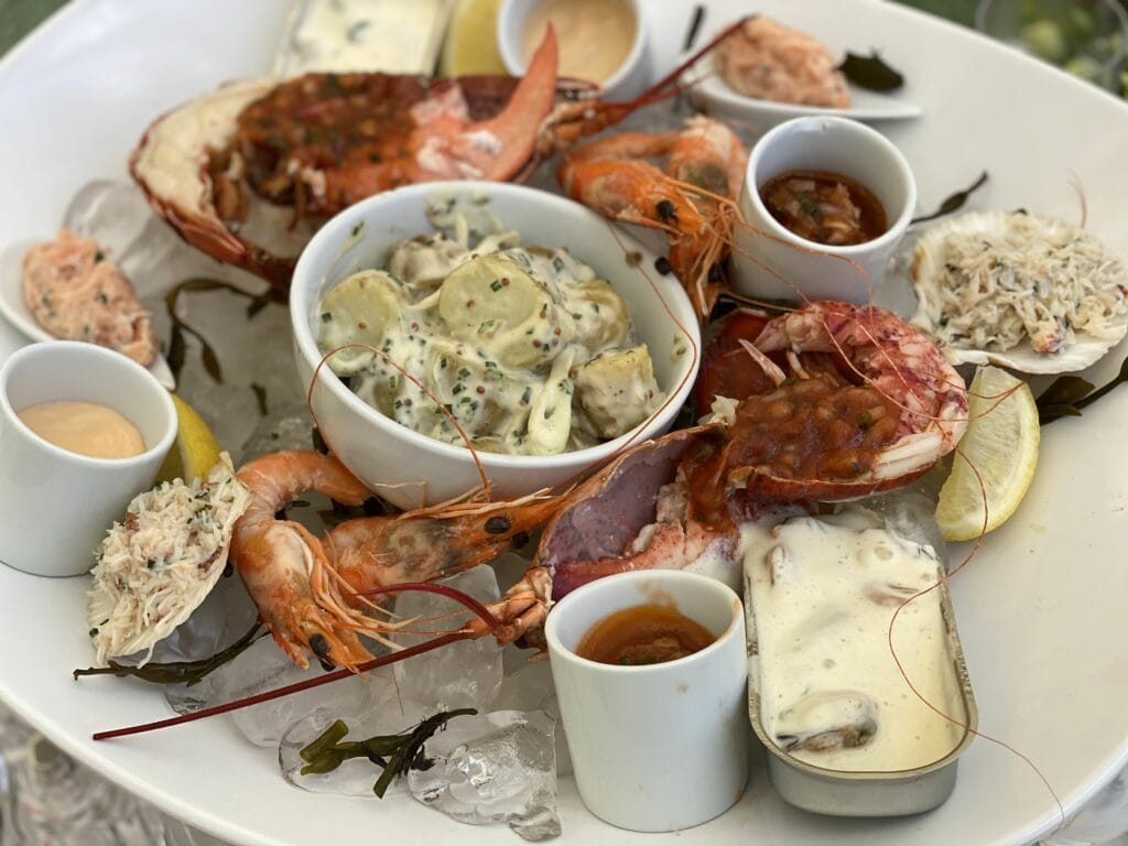 Wimbledon Bonnie Rakhit Keith Prowse hospitality Michel Roux jnr seafood platter