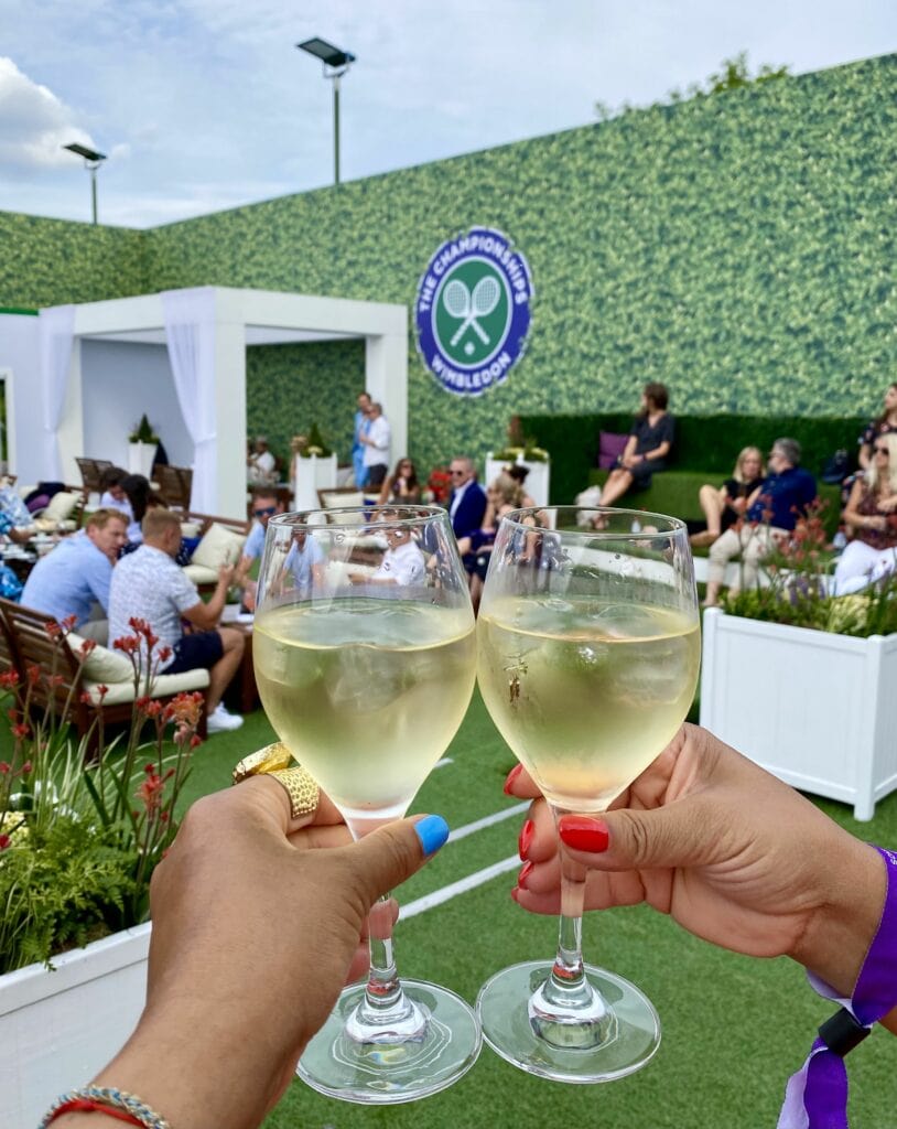 Wimbledon VIP Bonnie Rakhit Keith Prowse hospitality The Lawn VIP experience