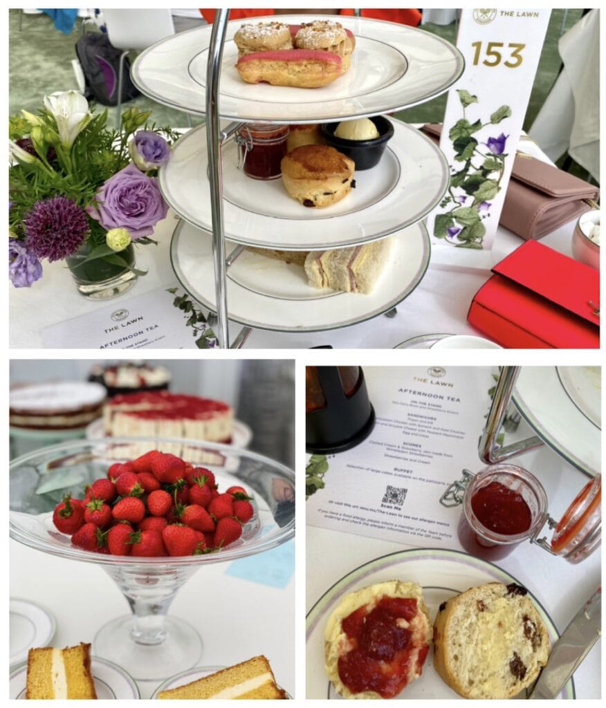 Wimbledon VIP Bonnie Rakhit Keith Prowse hospitality The Lawn afternoon tea vip experience