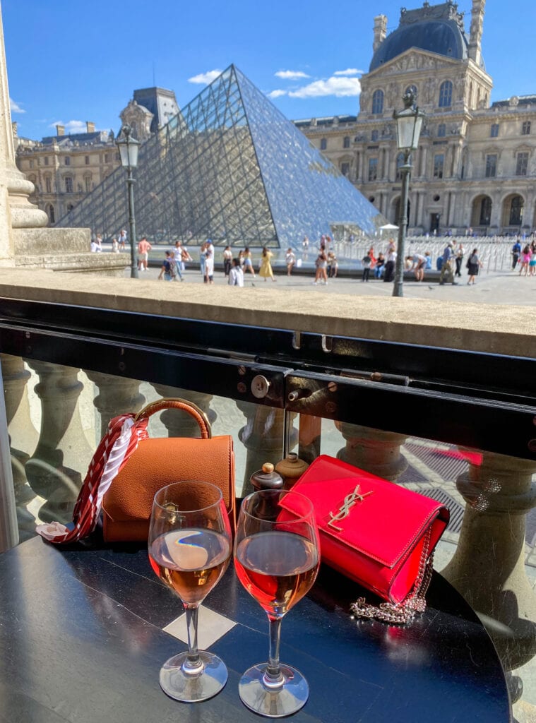 24 hours in Paris and Instagram itinerary Bonnie Rakhit Louvre cafe marly insta location