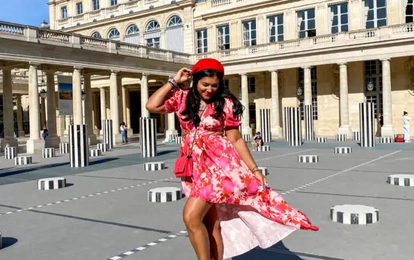 24 hours in Paris and Instagram itinerary Bonnie Rakhit Les Colonnes de Buren Palais Jardin