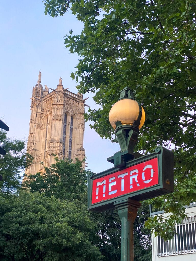 Paris Metro sign notre dam instagram locations