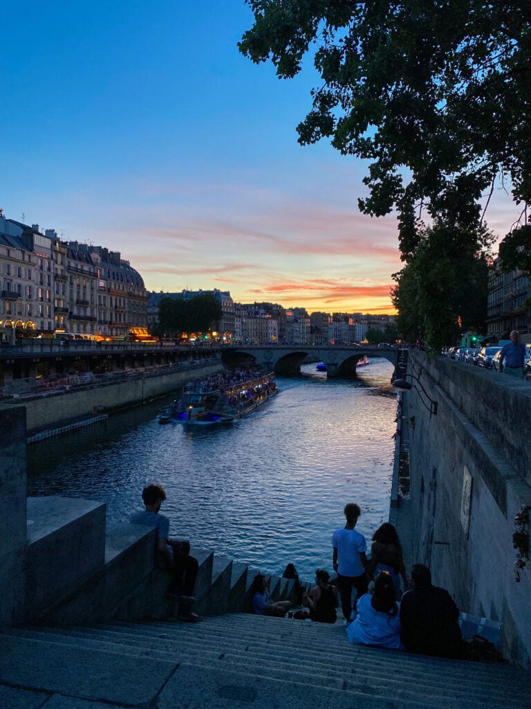 River seine Paris at night instagram Locations left bank
