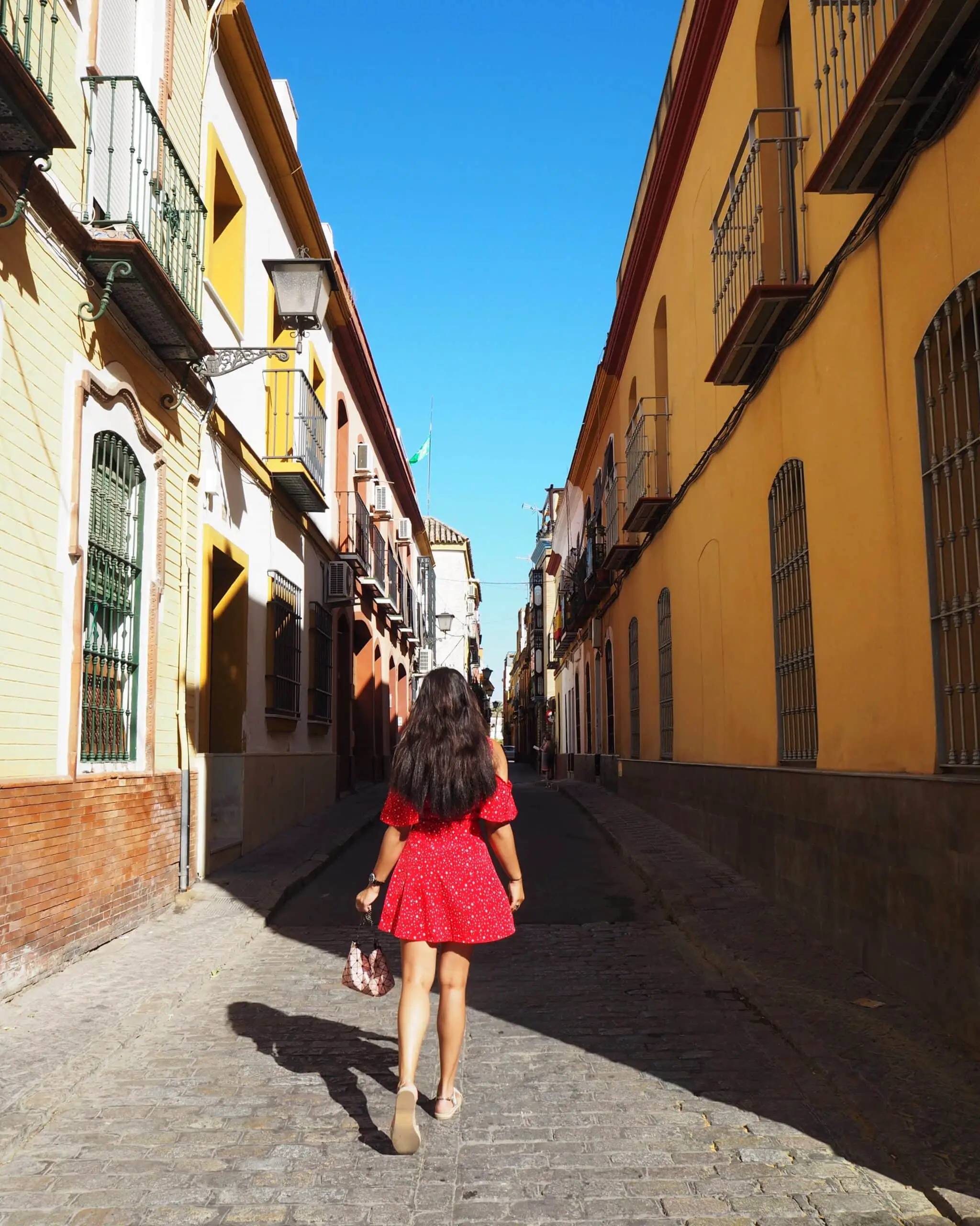 Bonnie Rakhit Seville streets Best Destinations in Spain for Luxury Over 40's Getaways 