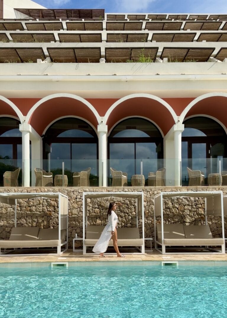 Cala San Miguel Ibiza Resort Review: Discover Ibiza's Zen Side rooftop view Bonnie Rakhit style traveller